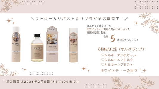 X（Twitter）プレゼントキャンペーン応募について（1/30 11:00 ～ 2/5 11:00）